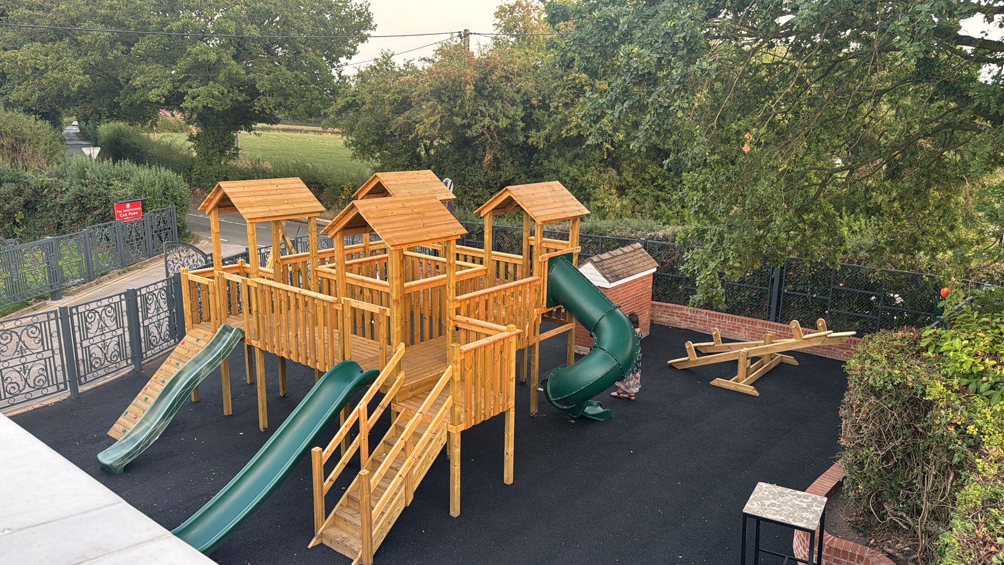 Children's play area at The Greyhound Bar & Grill