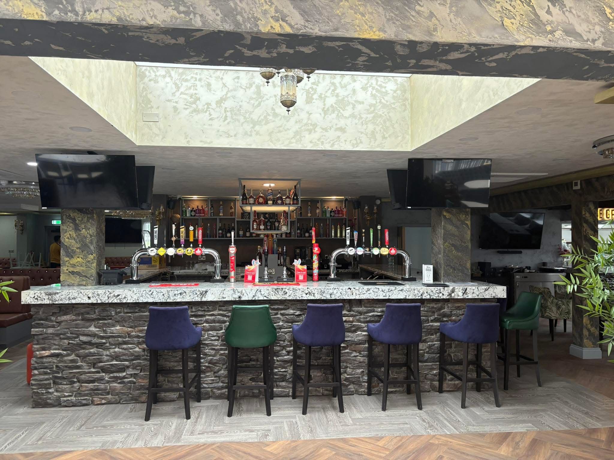 Dining area at The Greyhound Bar & Grill